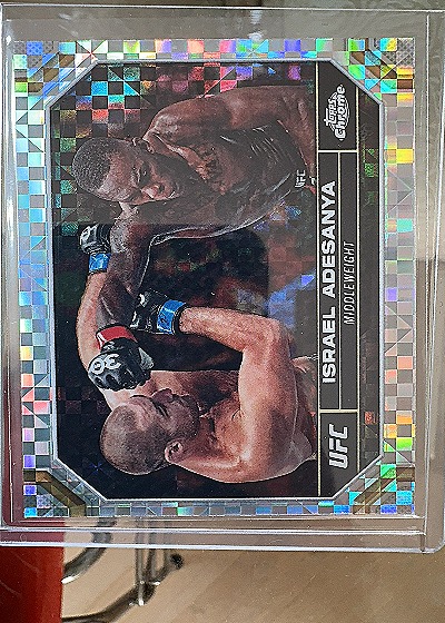 Israel Adesanya X-Fractor Refractor — front