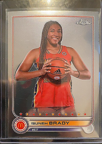 Isuneh Brady 2022 Topps Chrome McDonald's All American — front