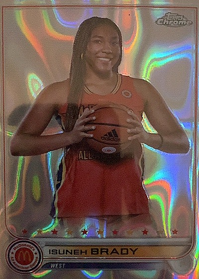 Isuneh Brady 2022 Topps Chrome McDonald's All American — front