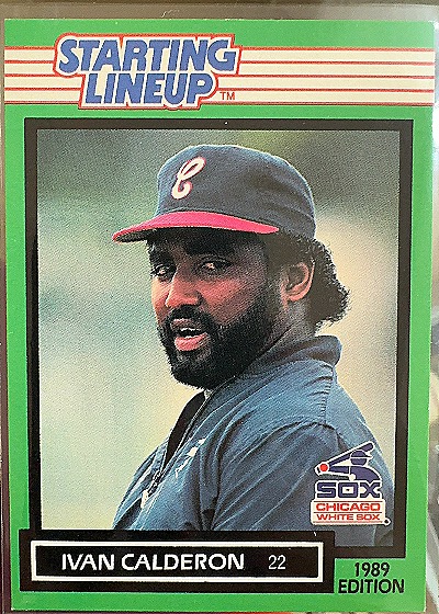 Ivan Calderon 1989 Starting Lineup — front