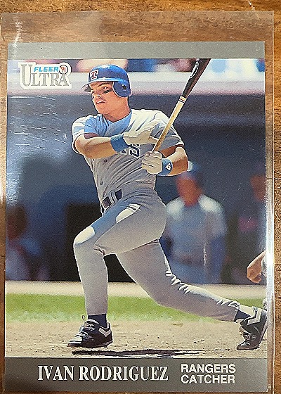 1991 Fleer Ultra #U58 Ivan Rodriguez — front