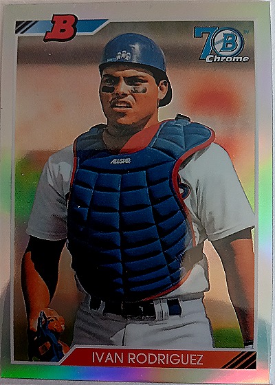 Ivan Rodriguez 2017 Bowman 1992 Bowman Chrome — front