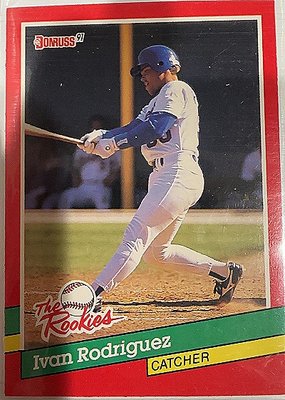 1991 Donruss #33 Ivan Rodriguez — front