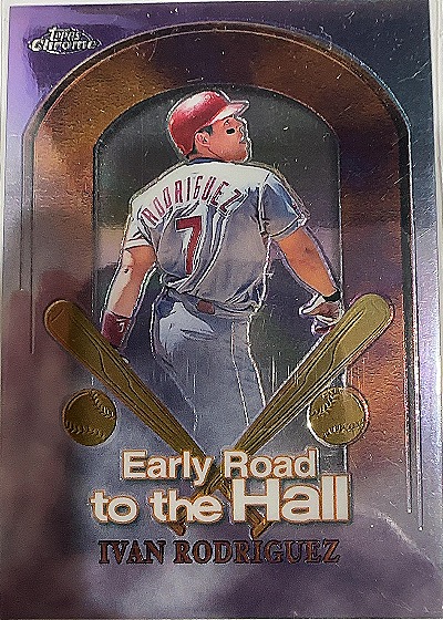 1999 Topps Chrome #ER9 Ivan Rodriguez — front