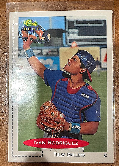 1991 Classic Best #136 Ivan Rodriguez — front