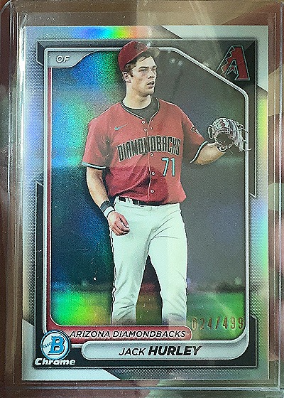 2024 Bowman Chrome Prospects Jack Hurley — front
