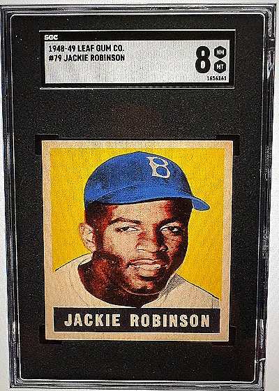1948-49 Leaf Jackie Robinson #79 — front