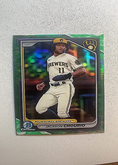 2024 Bowman Chrome Prospects #BCP-140 Jackson Chourio — front