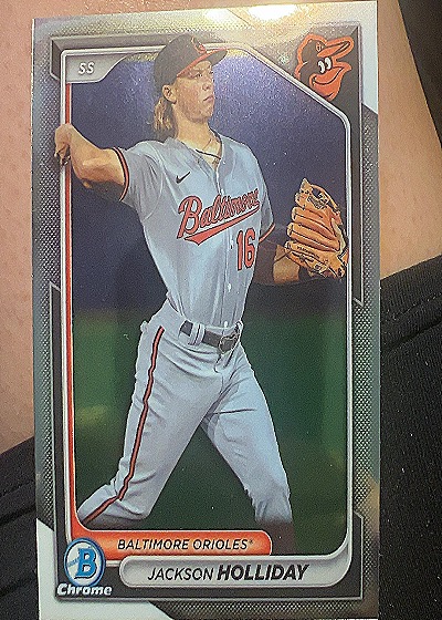 Jackson Holliday 2024 Bowman Chrome Prospects — front