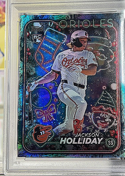 2024 Topps Holiday Jackson Holliday RC — front