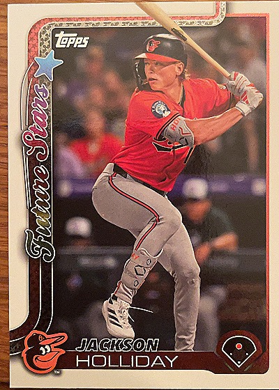 2025 Topps Series 1 Jackson Holliday Future Stars — front