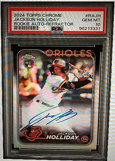 Jackson Holliday Rookie Auto Refractor — front