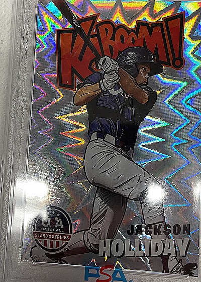 2023 Panini Stars & Stripes USA Baseball Kaboom! Jackson Holliday — front