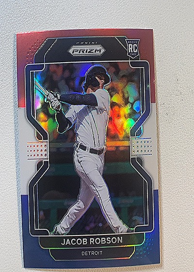 2022 Panini Prizm #60 Jacob Robson — front
