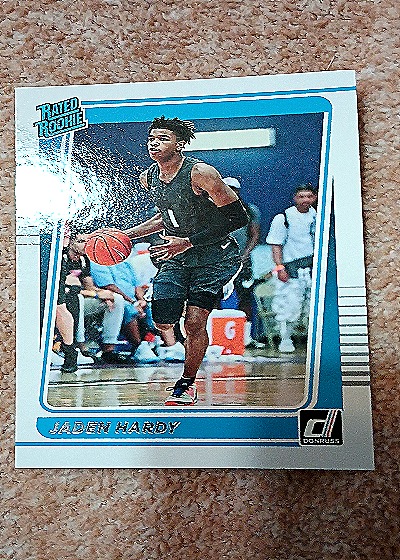 2022 Panini Chronicles Donruss Rated Rookie Jaden Hardy — front