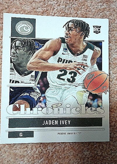 2022 Panini Chronicles Draft Picks Jaden Ivey Rookie — front