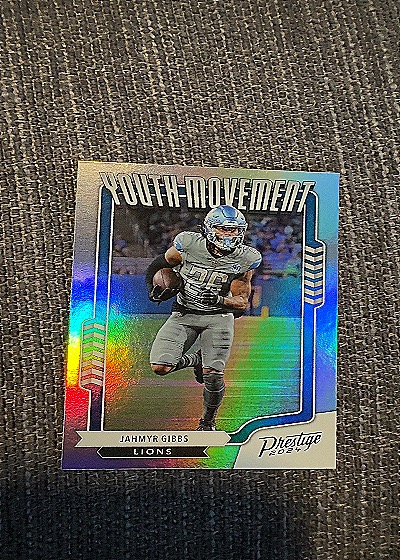 2024 Panini Prestige Youth Movement Jahmyr Gibbs — front