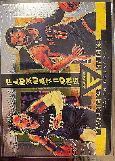 2022-23 Panini Flux Fluxuations Jalen Brunson — front