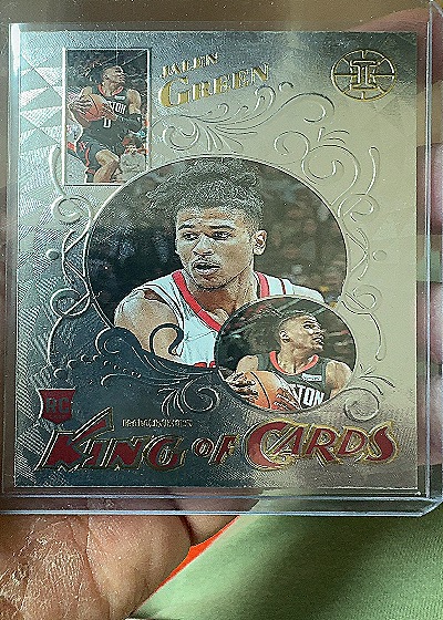 2021-22 Panini Illusions King of Cards Jalen Green — front