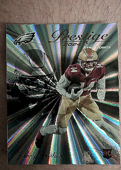 Jalen Hurts 2024 Panini Prestige - Xtra Points Silver Sunburst — front