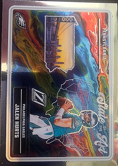 2024 Panini Zenith State of the Art Jalen Hurts — front