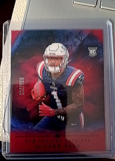 2024 Panini Origins Ja'Lynn Polk Rookie Red — front
