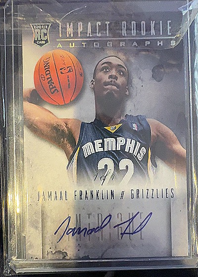 Impact Rookie Autographs Jamaal Franklin — front