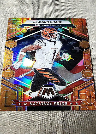 Ja'Marr Chase National Pride — front