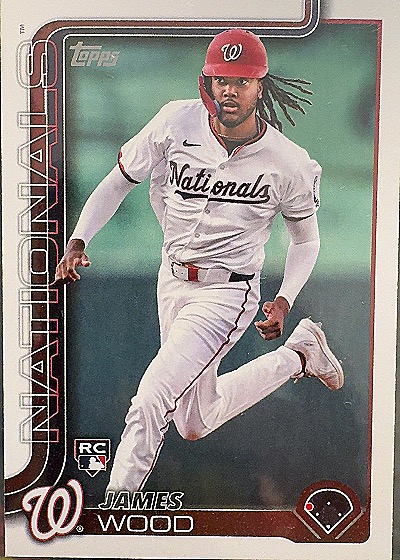 2025 Topps #181 James Wood RC — front