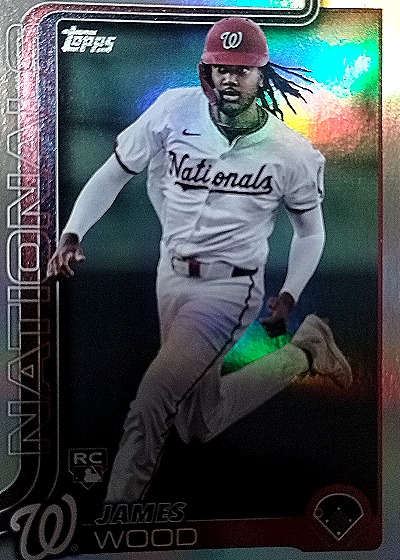 2025 Topps Series 1 James Wood — front