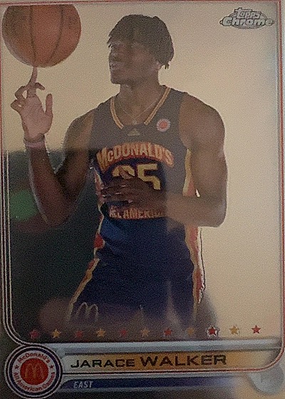 2022 Topps Chrome McDonald's All-American Jarace Walker — front