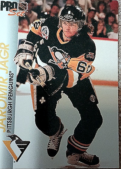 1992-93 Pro Set Jaromir Jagr #141 — front