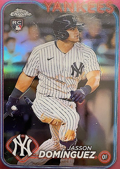 2024 Topps Chrome Jasson Dominguez — front