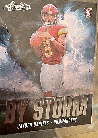 2024 Panini Absolute By Storm Jayden Daniels RC — front