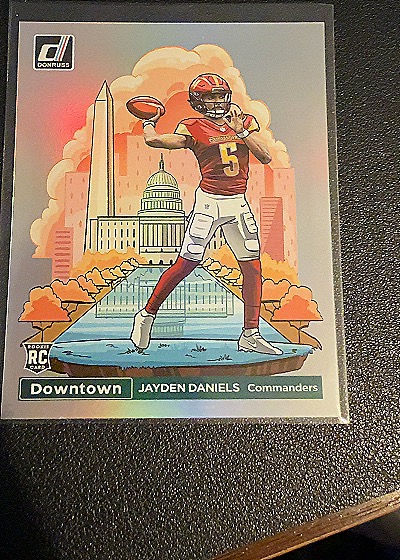 2024 Panini Donruss - Downtown! Jayden Daniels #16 (RC) — front