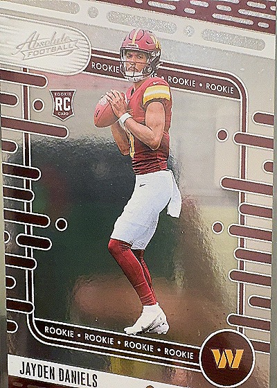 2024 Panini Absolute Jayden Daniels Rookie Card — front