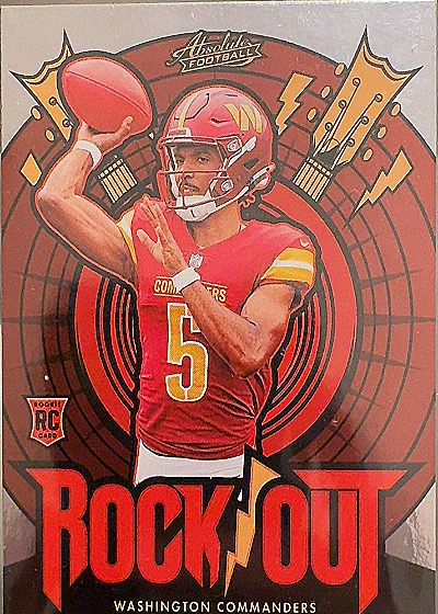 2024 Panini Absolute Rock Out Jayden Daniels — front