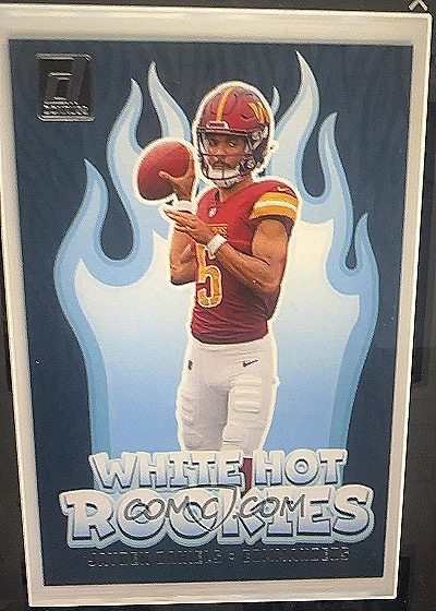 Jayden Daniels White Hot Rookies — front