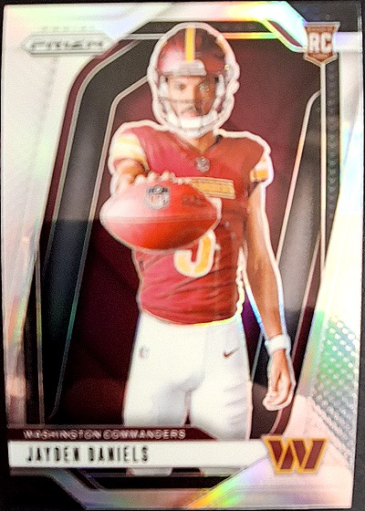 2024 Panini Prizm Jayden Daniels Rookie Card — front