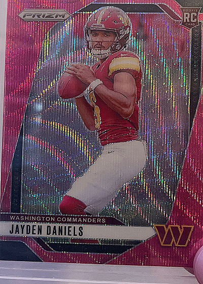 Jayden Daniels 2024 Panini Prizm Rookie Card — front