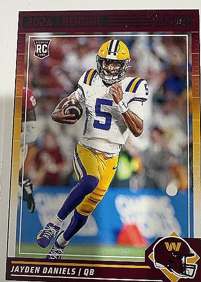 2024 Panini Score Jayden Daniels RC — front