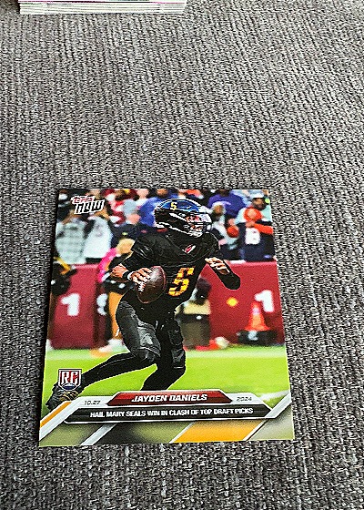Jayden Daniels 2024 Topps Now Rookie Card — front