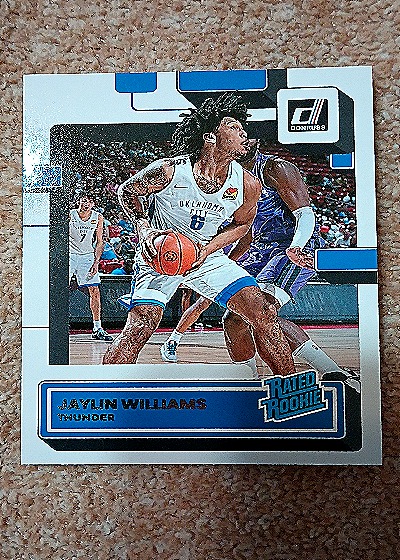 Jaylin Williams Rated Rookie — front