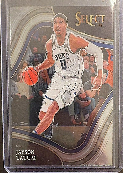 Jayson Tatum 2022 Panini Select Draft Picks — front