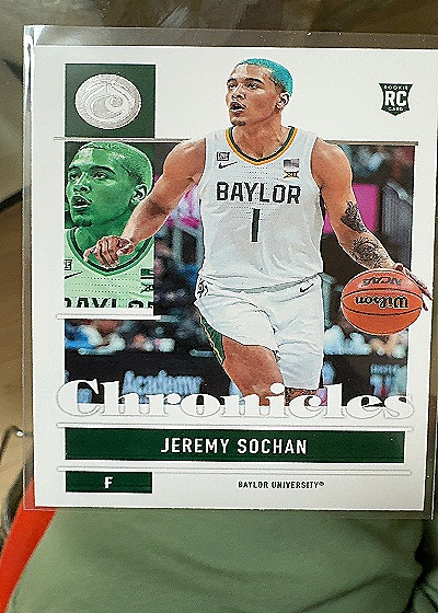 Jeremy Sochan 2022 Panini Chronicles Draft Picks Rookie — front
