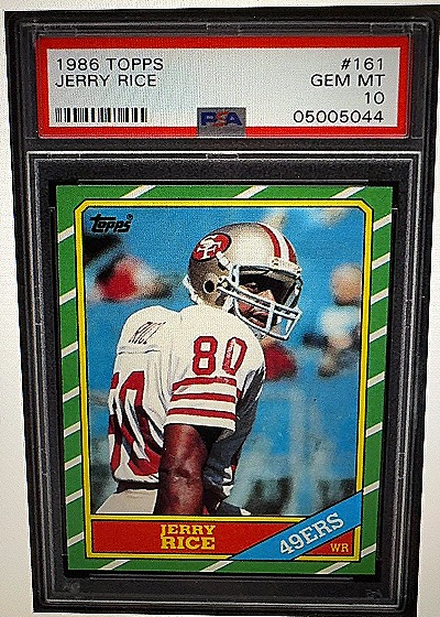 1986 Topps Jerry Rice #161 — front