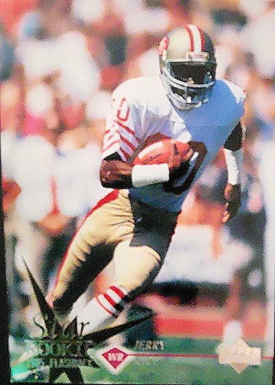 Jerry Rice 1995 Upper Deck Star Rookies — front