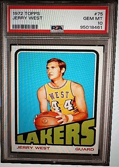1972 Topps Jerry West #75 — front