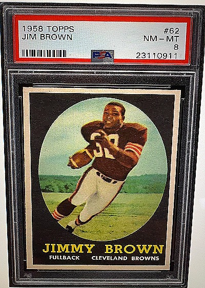 1958 Topps Jim Brown #62 — front