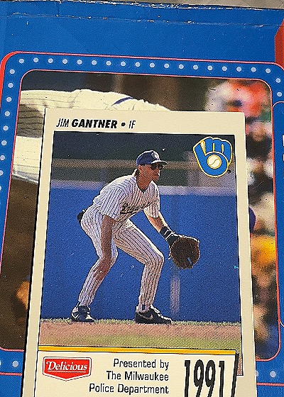 Jim Gantner 1991 Delicious Milwaukee Police Department — front